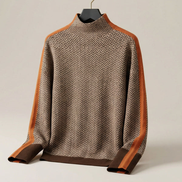 Vera™ | High Neck with Striped Seams