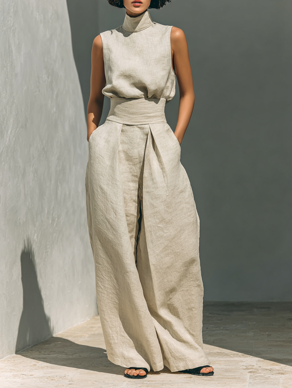 Maria™ | Women's Minimalist Cotton and Linen Set